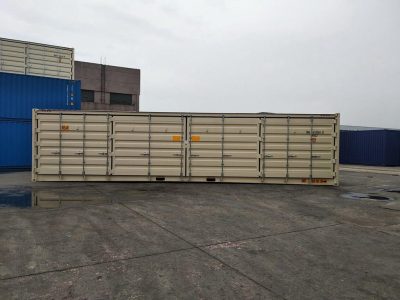 40 side opening high cube shipping container